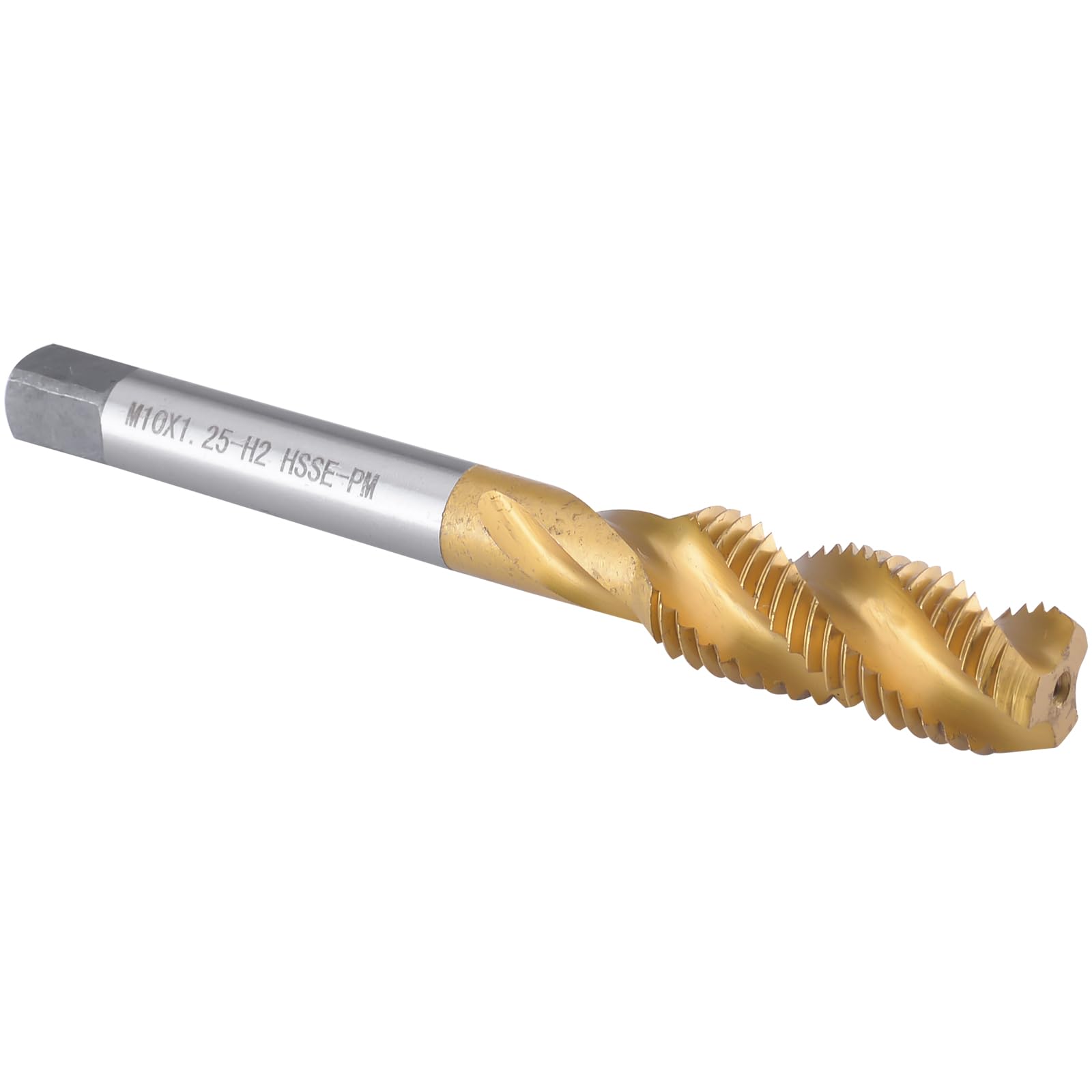 Amazon.com: Burkit M10 X 1.25 Spiral Flute Tap, HSS Titanium